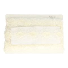 Trim sheer flowers - 12.5m