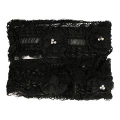 Decorative trim lace with flowers-rhinestones - 5m