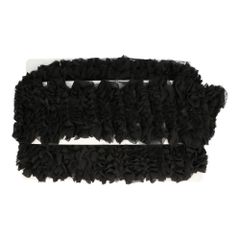 Decorative trim ruffle on tulle 70mm - 6.4m