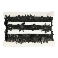 Band lakleer bloem parel - 10m - 000