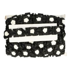 Grosgrain ribbon box pleat roses 40mm - 10m