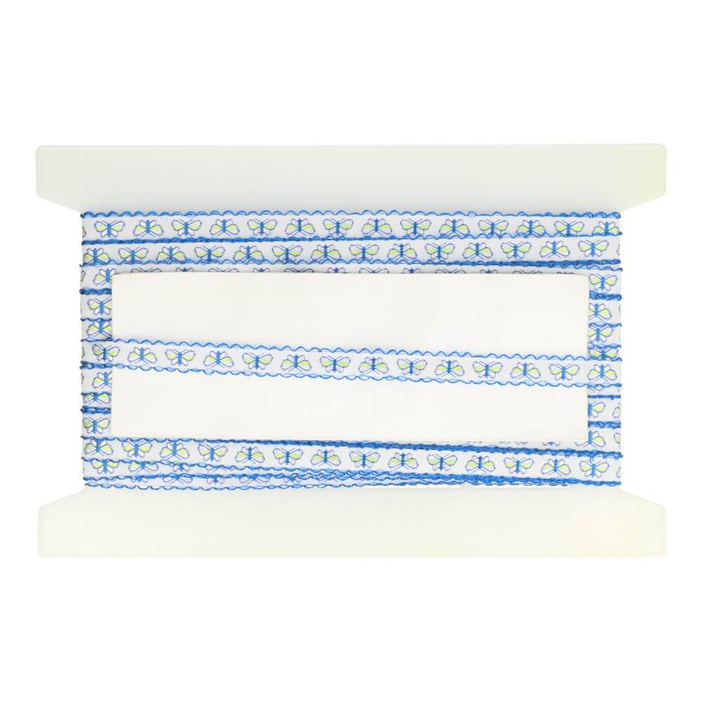 Woven ribbon butterflies 13mm - 25m