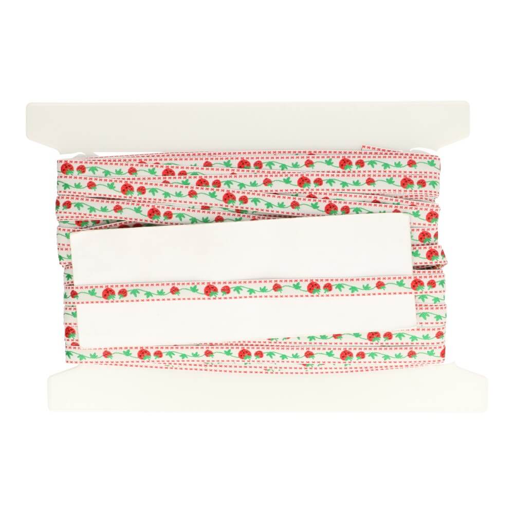 Band aardbei 12.5mm - 25m