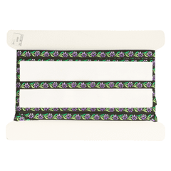 Band Blumen und Blätter 12mm - 25m