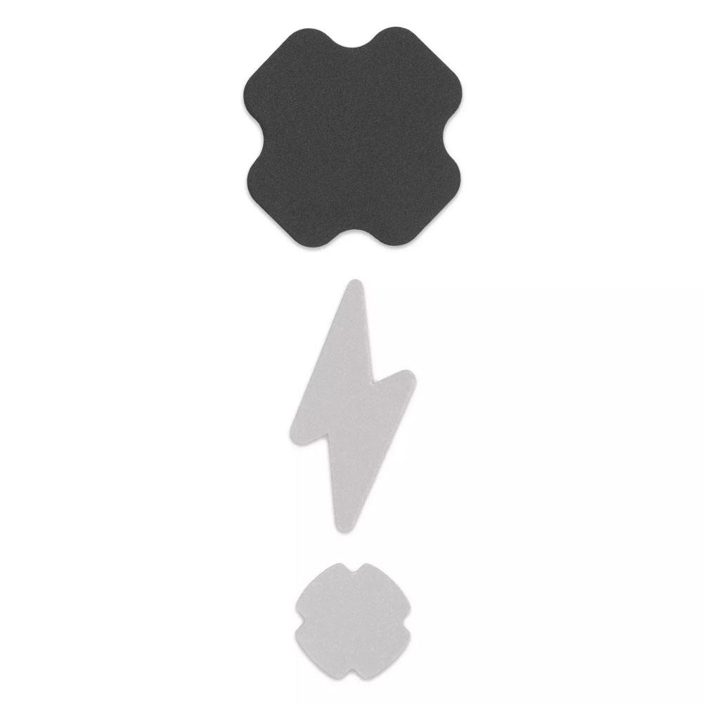 Prym FabPatch Self-adhesive reflective black-grey - 1x3pcs