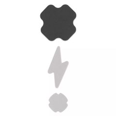 Prym FabPatch Selbstkleb. Reflektier. schwarz-grau - 1x3Stk