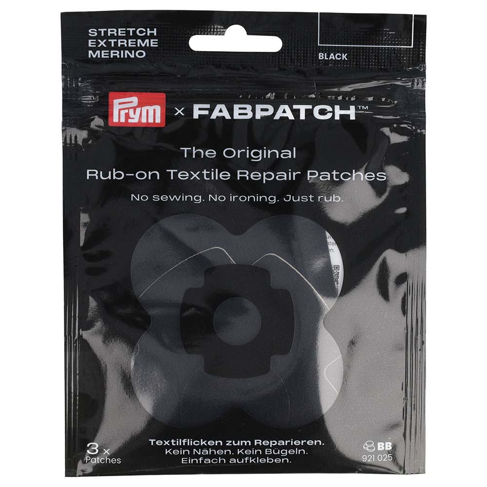 Prym FabPatch Repair kit black - 1x3pcs
