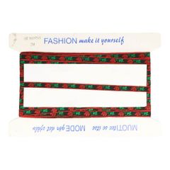 Band bloemetjes 10mm - 25m