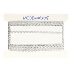 Ric Rac ribbon 5mm - 25m - silver