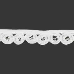Brussels lace 30mm white - 13.7m
