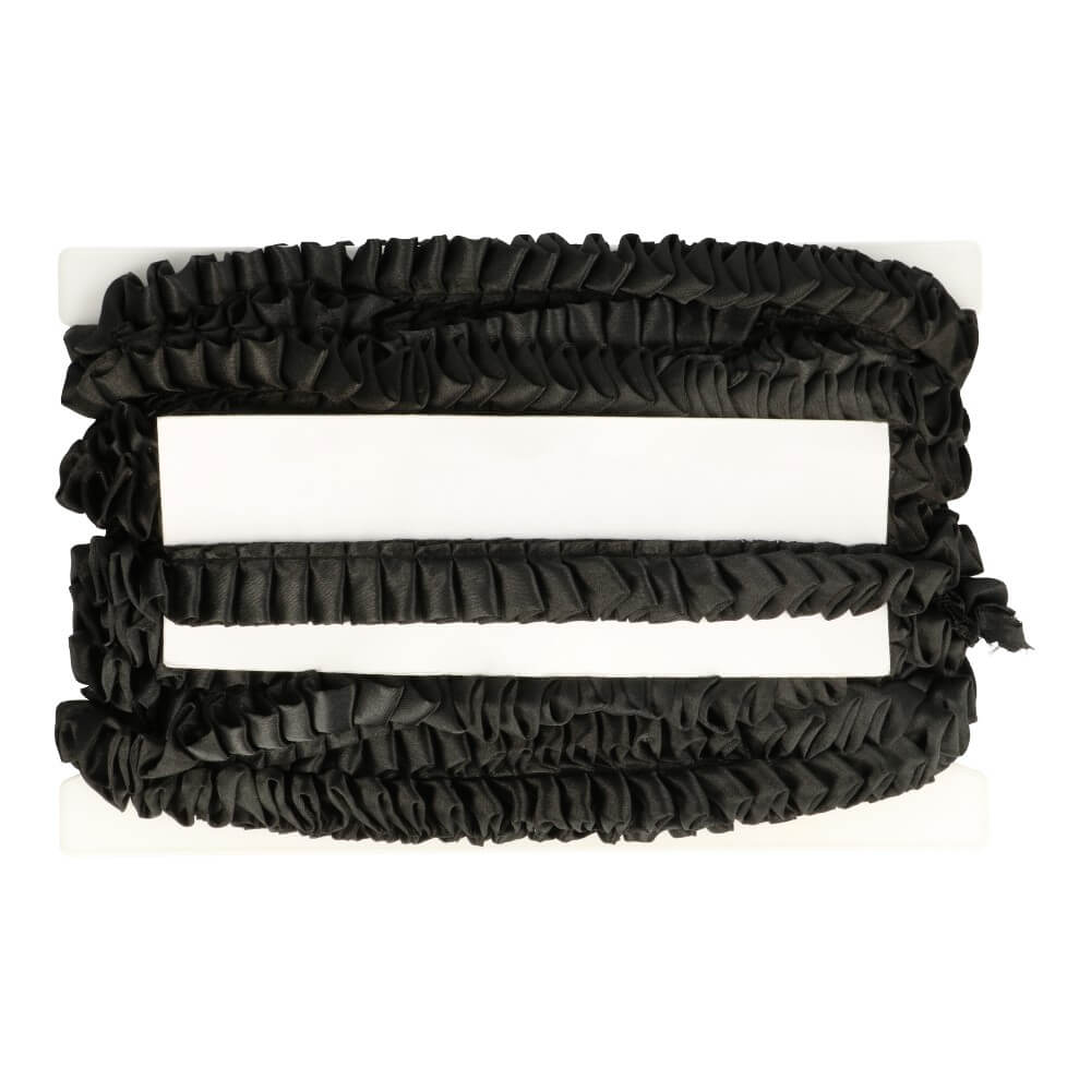 Band satijn dubbel rimpel 25mm - 15m