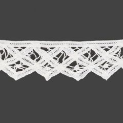 Brussels lace 50mm white - 13.7m