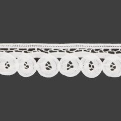 Brussels lace 45mm white - 13.7m