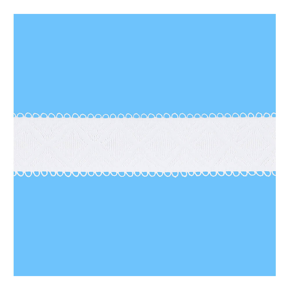 BH-Trägerband elastisch Picotkante 19mm - 25m