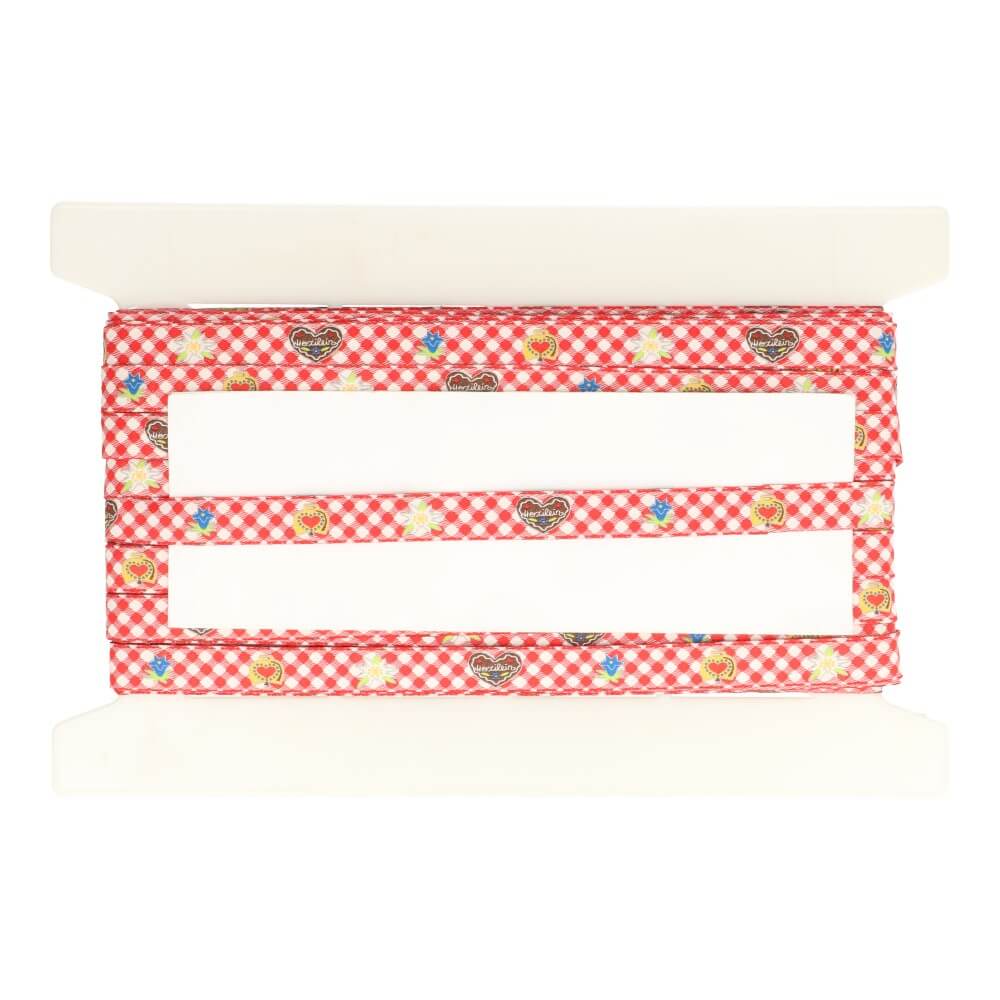 Band figuurtjes op ruitje 16mm - 25m