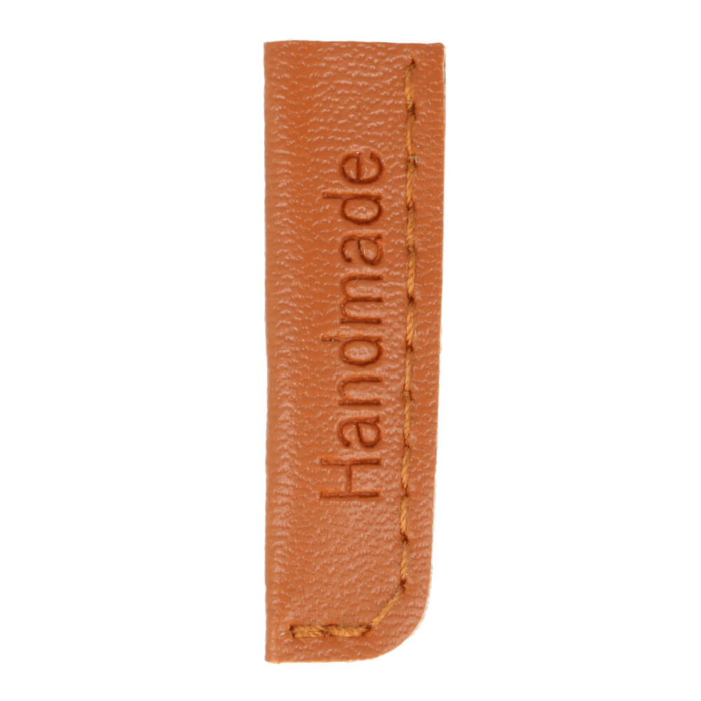 Leder Kordelenden handmade klein - 50Stk