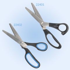 Kartelschaar 23cm blauw - zwart - 1st