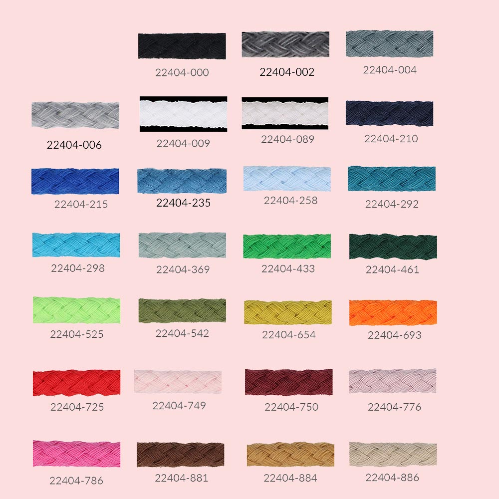 Kordel geflochten 6mm - 25m