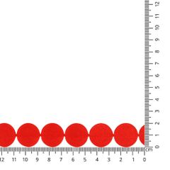 Kuny Satijnlint fancy circles 20mm - 20m