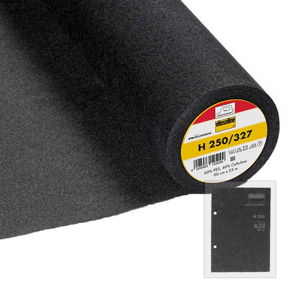 Vlieseline tussenvoering H250 plakbaar zwart - 1st