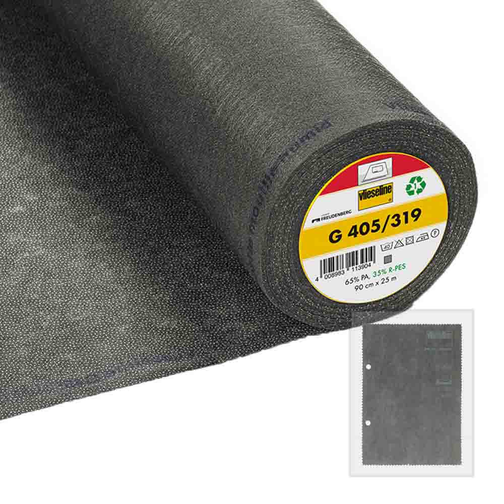 Vlieseline Tussenvoering G405 plakbaar 90cm zwart - 25m