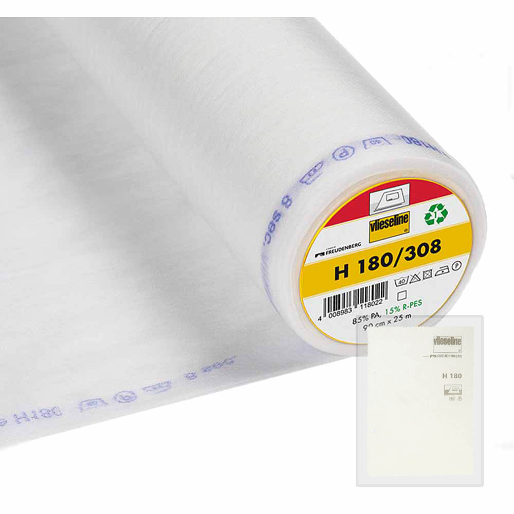 Vlieseline Tussenvoering H180 plakbaar wit 90cm - 25m