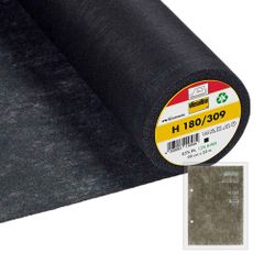 Vlieseline Fusible interlining H180 90cm black - 25m
