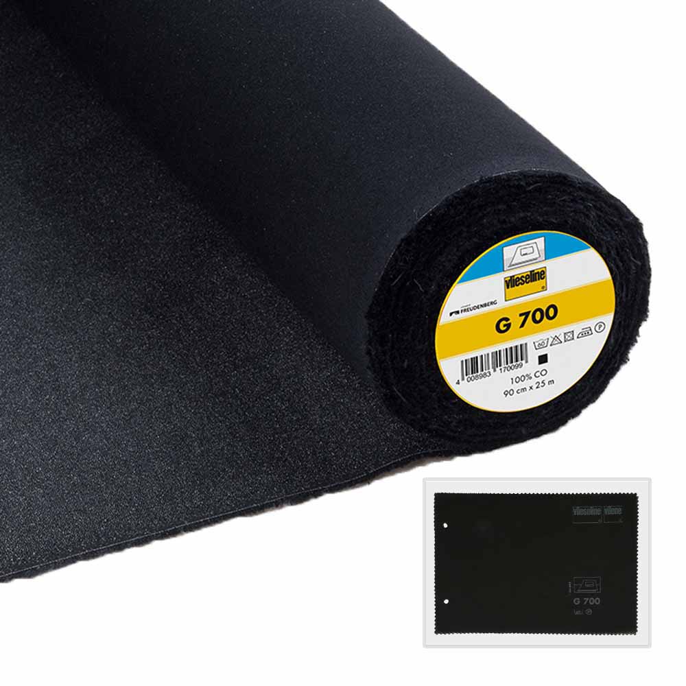 Vlieseline Tussenvoering G700 geweven 90cm zwart - 25m