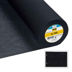 Vlieseline Gewebeeinlage G740 gewebt 90cm schwarz