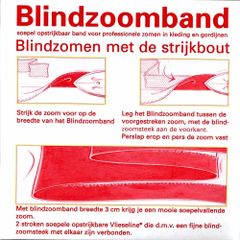 Antex Blindzoomband 30mm wit - 50m