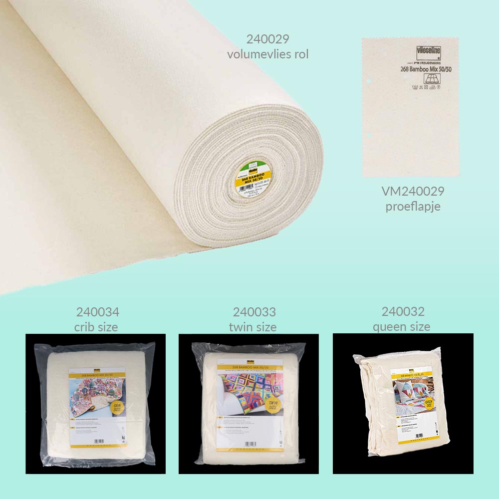 Vlieseline Volumevlies 268 Bamboo Mix 50-50 rol-zak - 1st