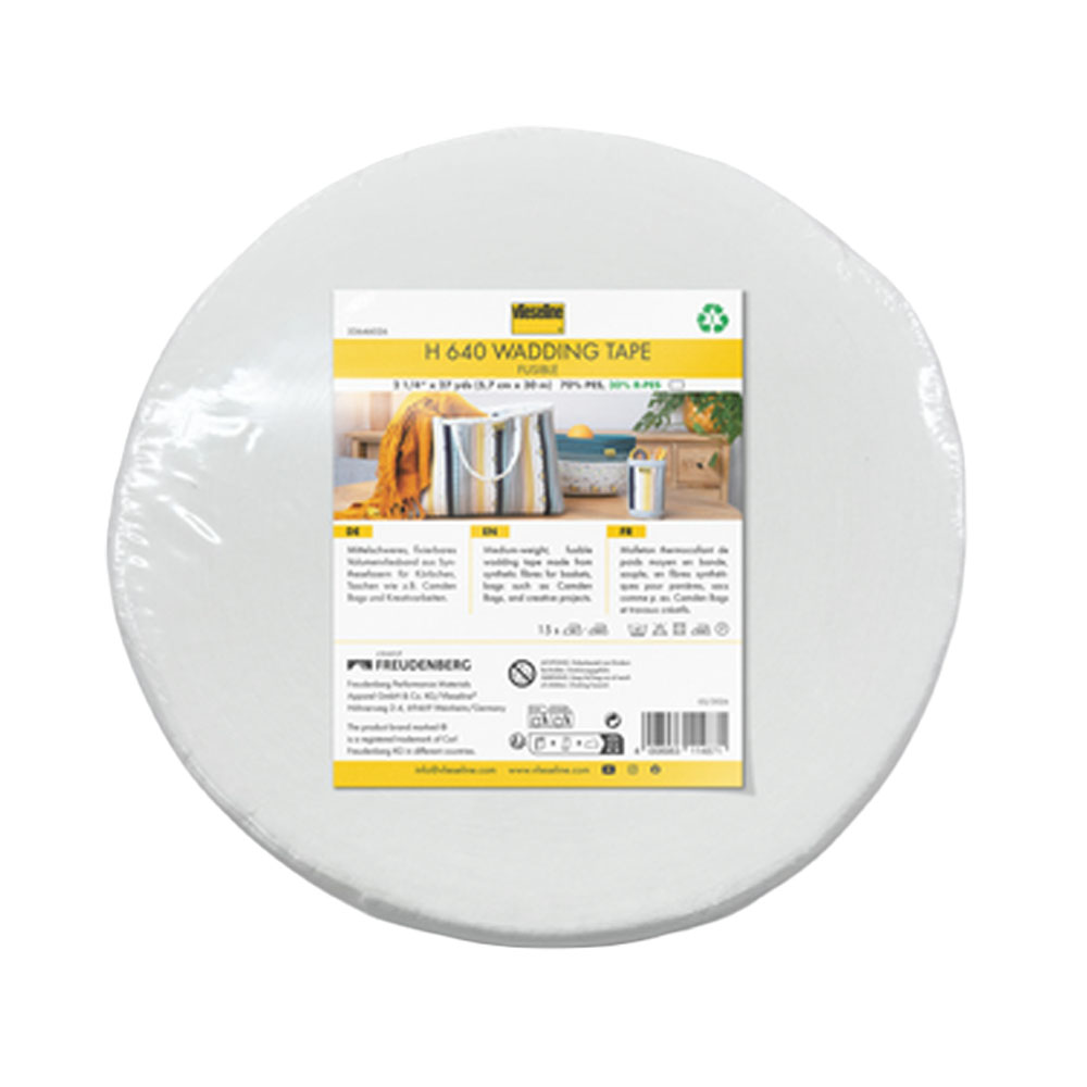 Vlieseline H640 Wadding Tape 5,7cm wit - 1x30m