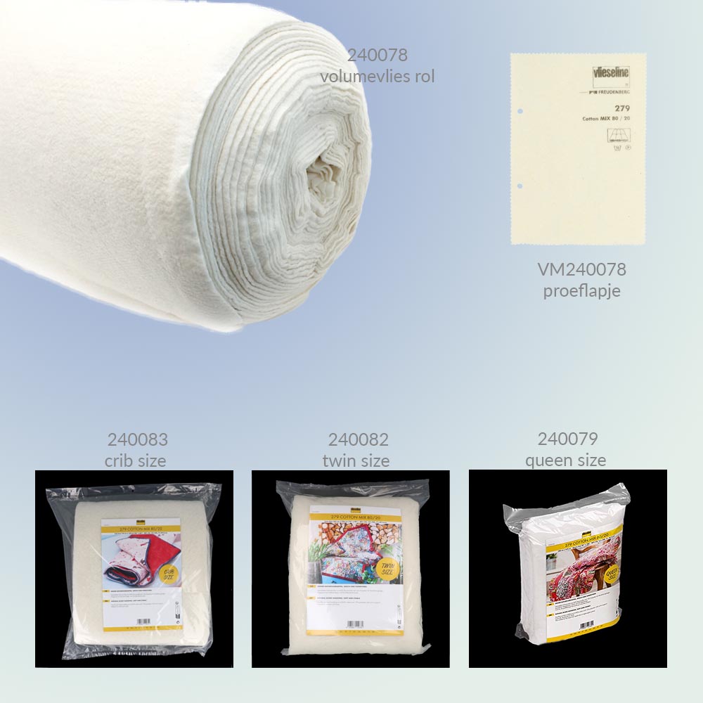 Vlieseline Volumevlies 279 Natural Mix 80-20 rol-zak - 1st