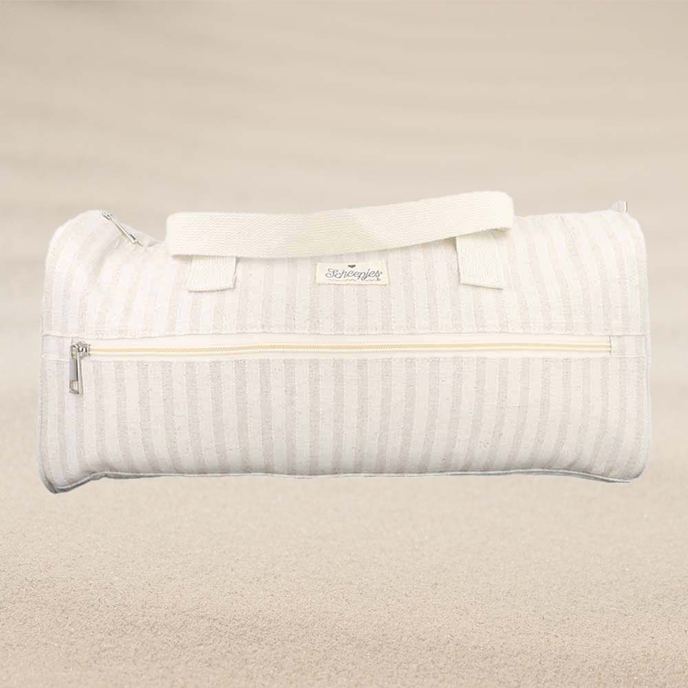 Scheepjes Breitas 45x16,5x19,5cm gestreept beige - 1st