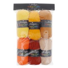 Scheepjes Colour Crafter colour pack 6x50g- 1st