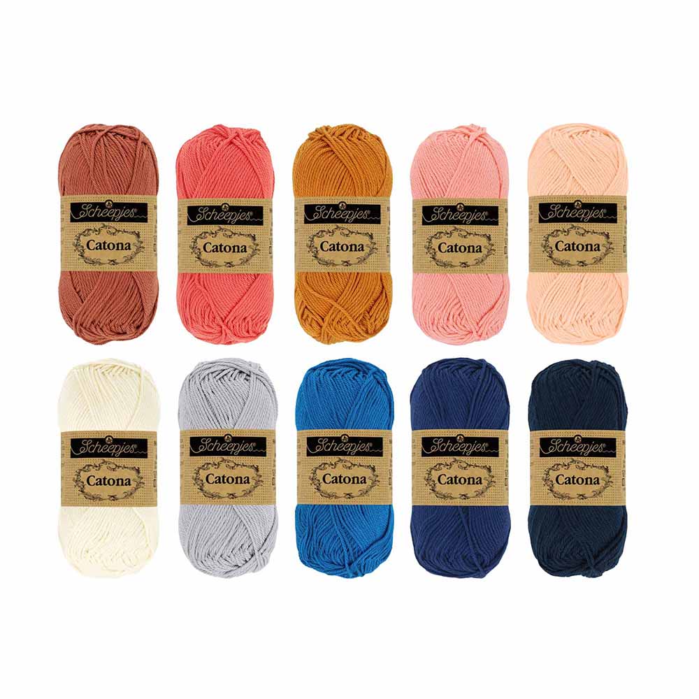 Scheepjes Catona colour pack 10x25g - 1st - Antipasti