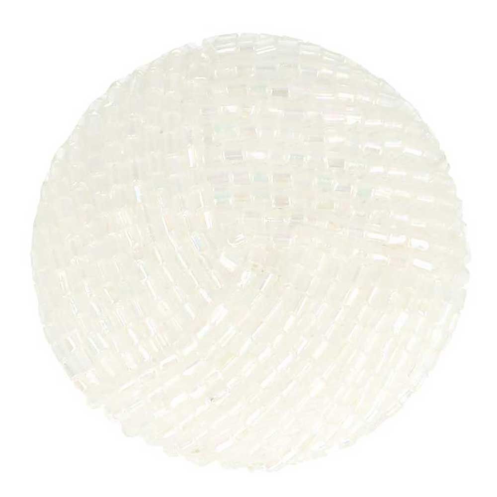 Irisé Stiftperlen-Knopf handgemacht - 50Stk - 009