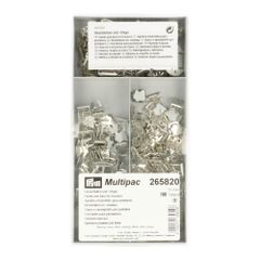 Prym Trouser and skirt hooks bars plate 13mm silver - 100pcs