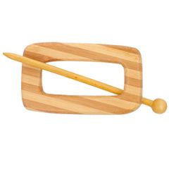 Tuchbrosche Holz 100mm natur - 5Stk