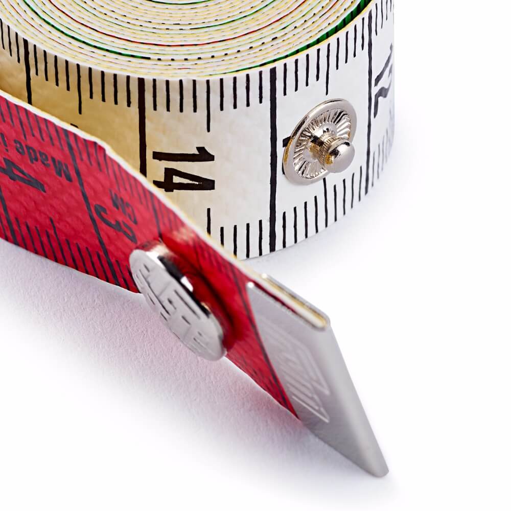 Prym Centimeter lint met drukknoop 150cm - 5st