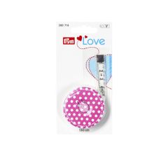 Prym Love rolcentimeter 150cm fuchsia - 5st