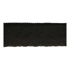 Festonspitze schwarz 13m