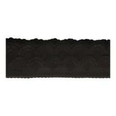 Festonspitze schwarz 13m