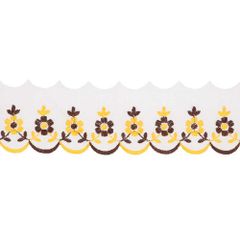 Broderie 65mm multi - 16m