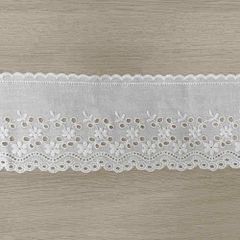 Broderie wit - 18,4m