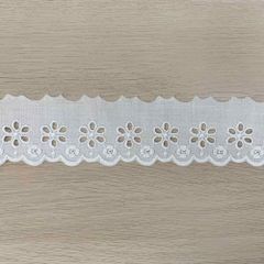 Broderie wit - 18,4m