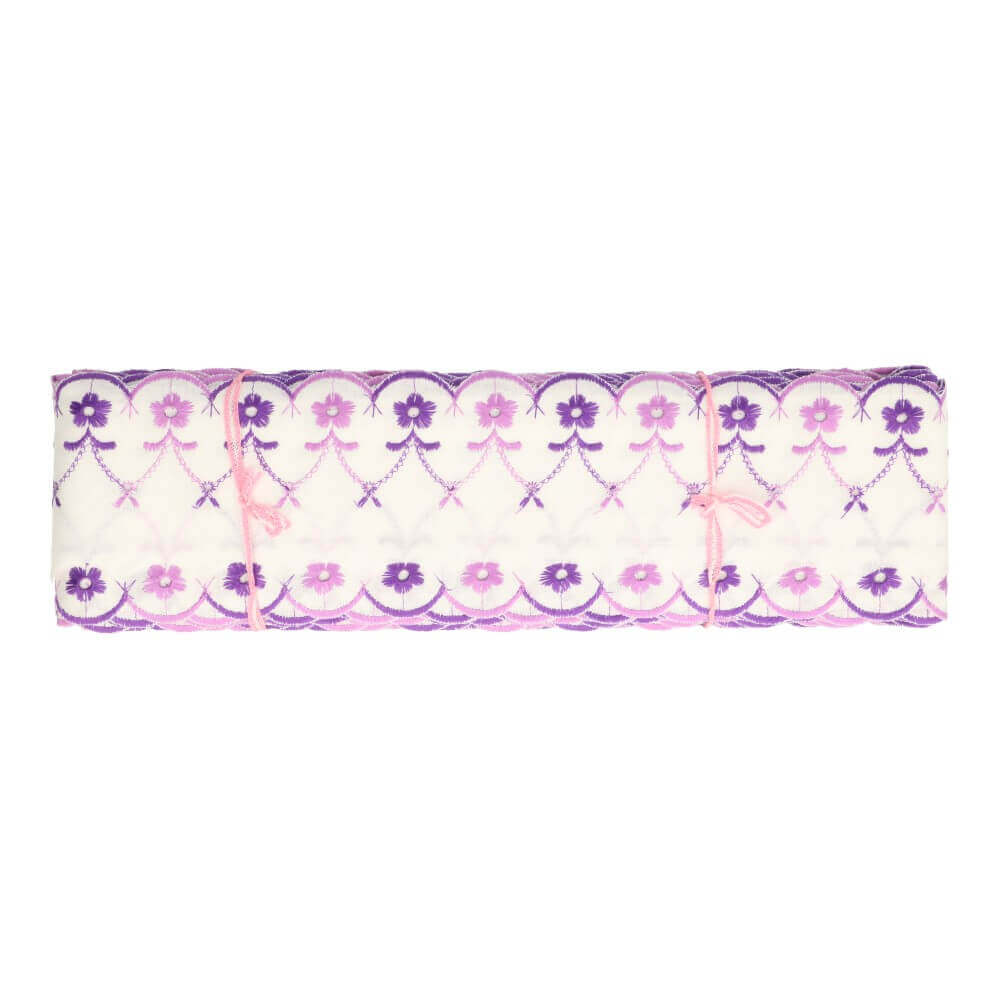 Broderie 74mm multi -17m