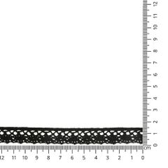 Lace trim cotton 18mm - 25m - 000