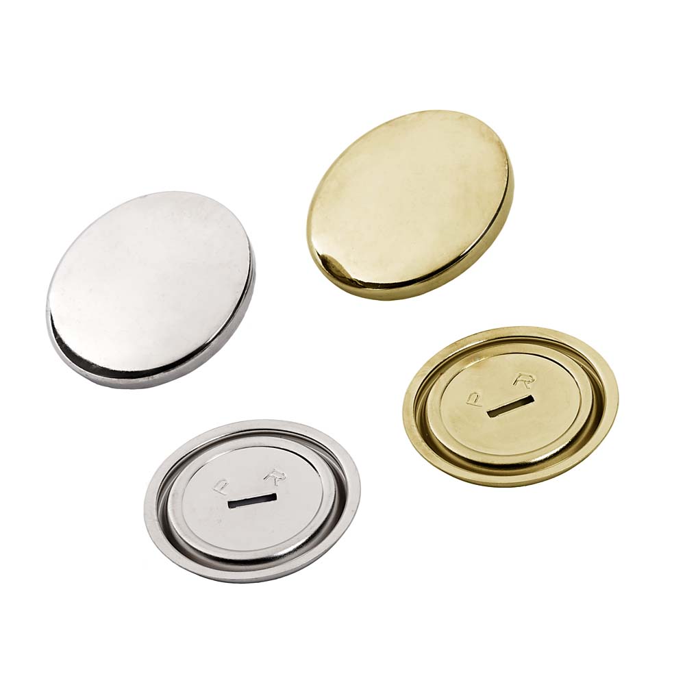 Prym Stofknopen zonder matrijs zilver/goud - 100st