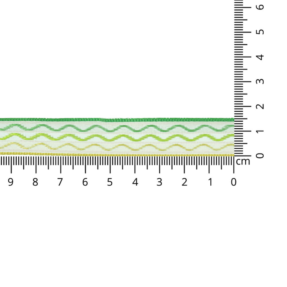 Kuny Satijnlint wave 15mm - 20m